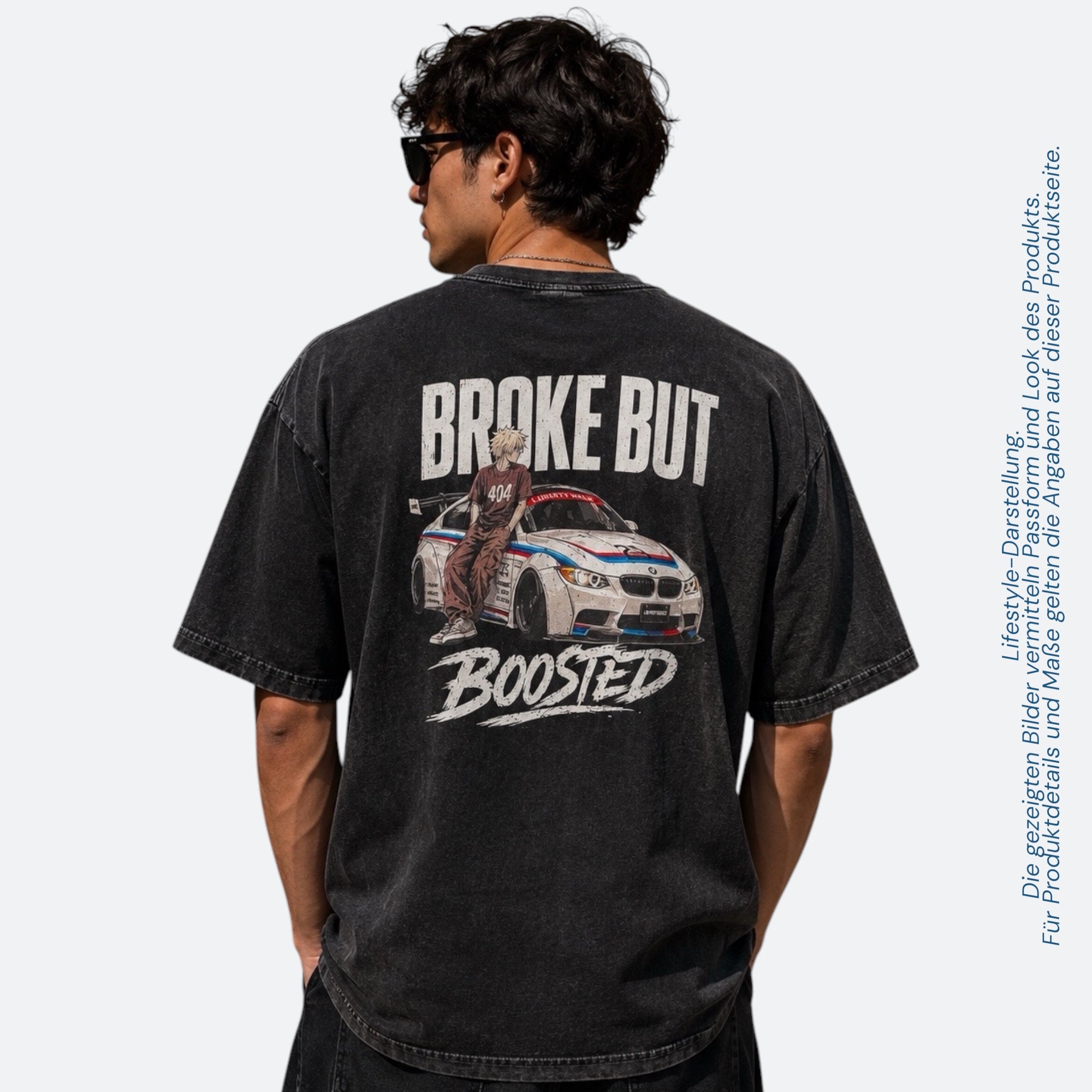 "Broke but Boosted" - Oversized Shirt
