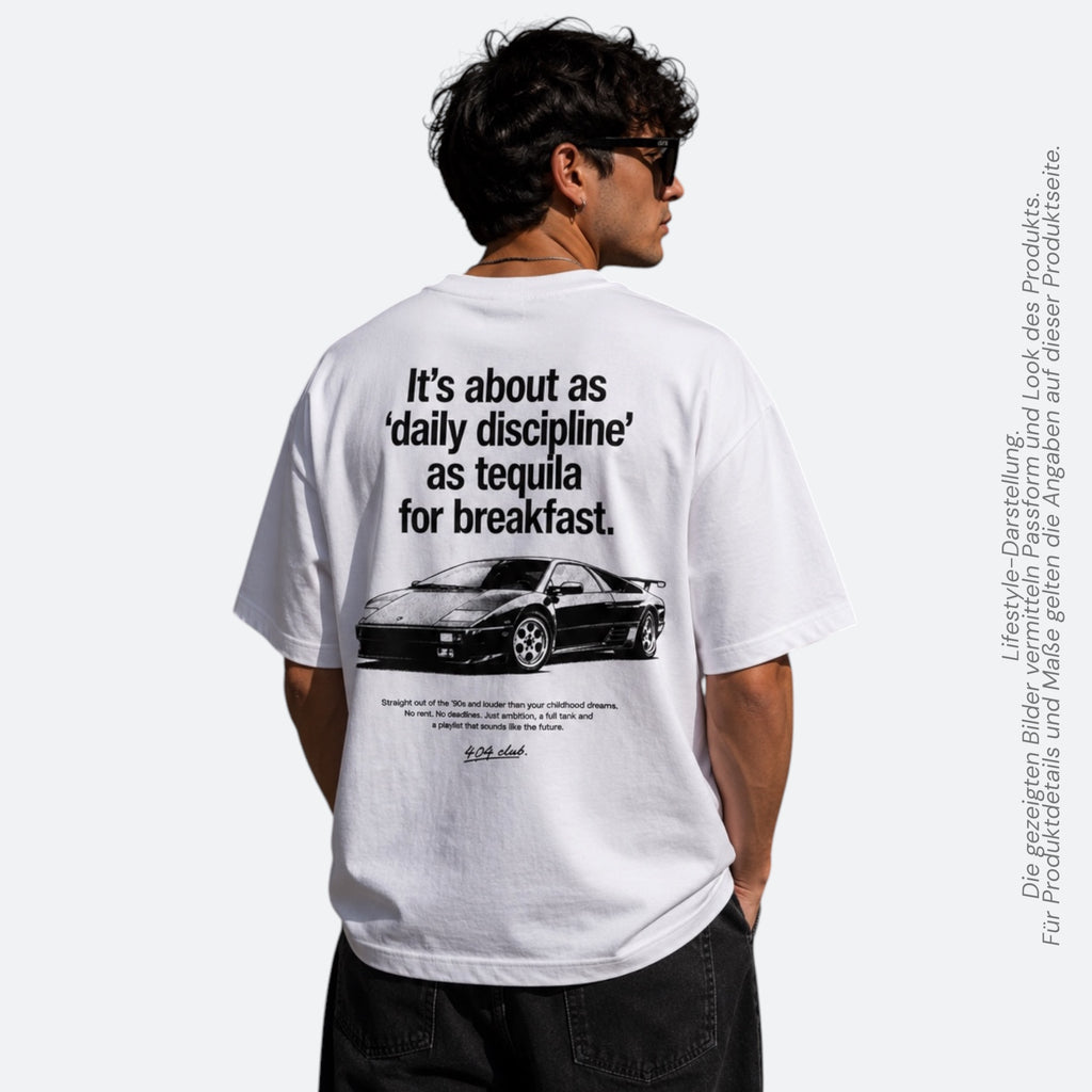 "Tequila for Breakfast" - Boxy Shirt