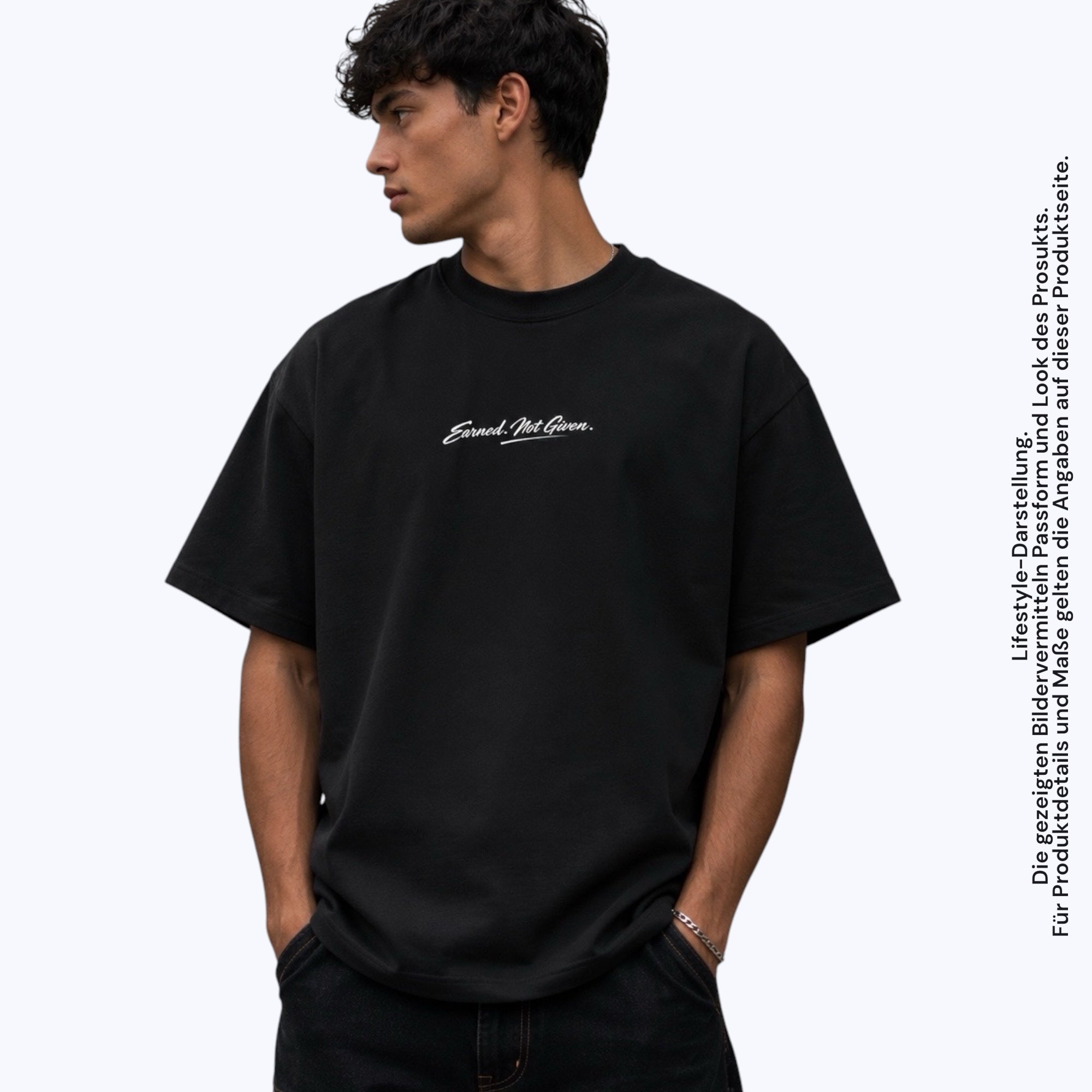 "Earned. Not Given" - Boxy Shirt