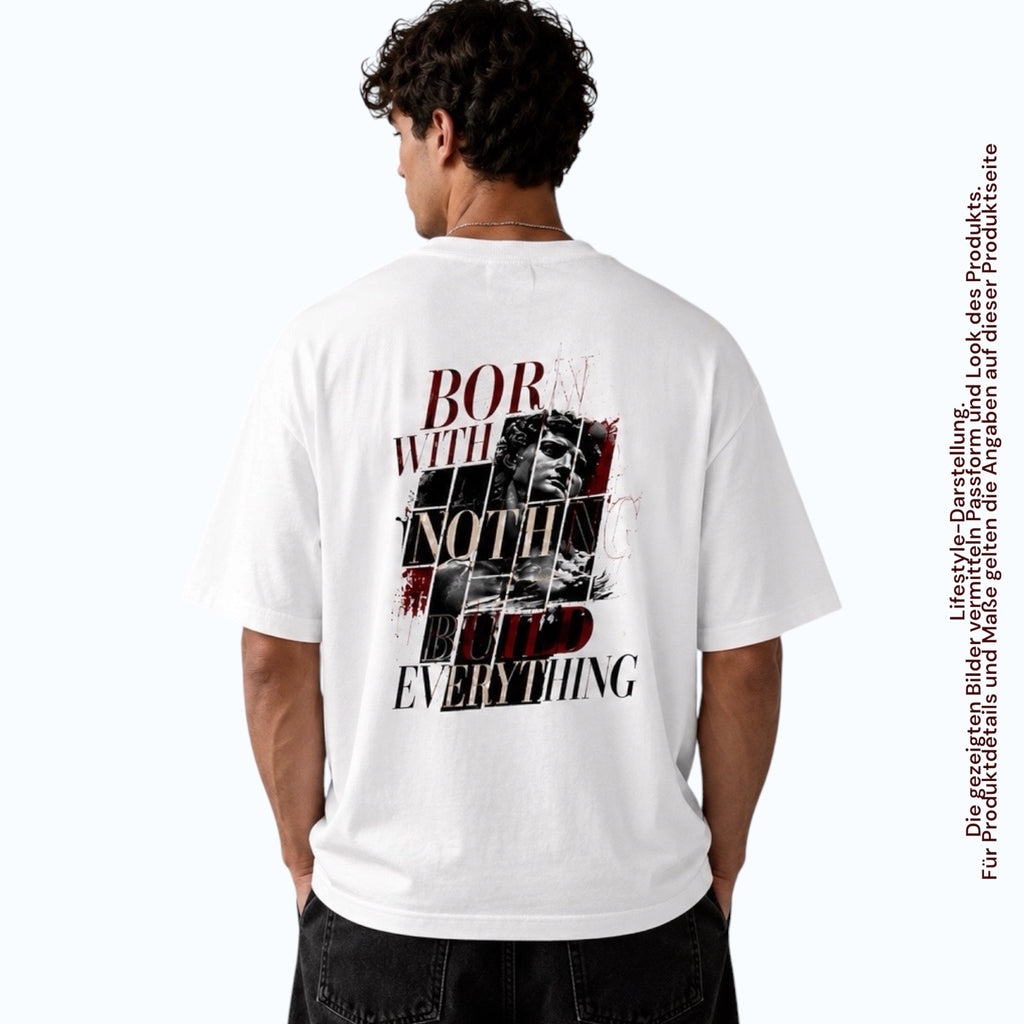 "Born With Nothing" - Boxy Shirt