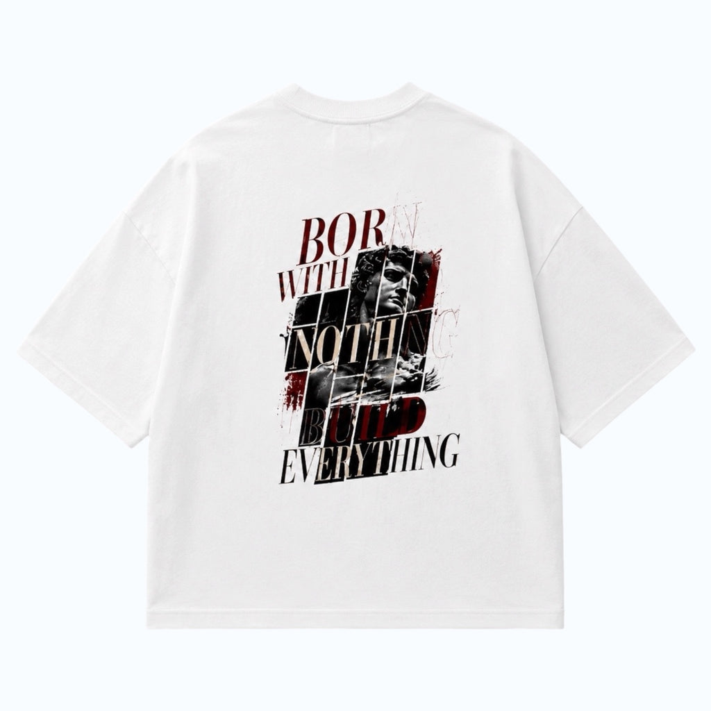 "Born With Nothing" - Boxy Shirt