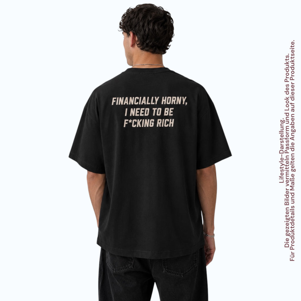 "Financially Horny" - Boxy Shirt