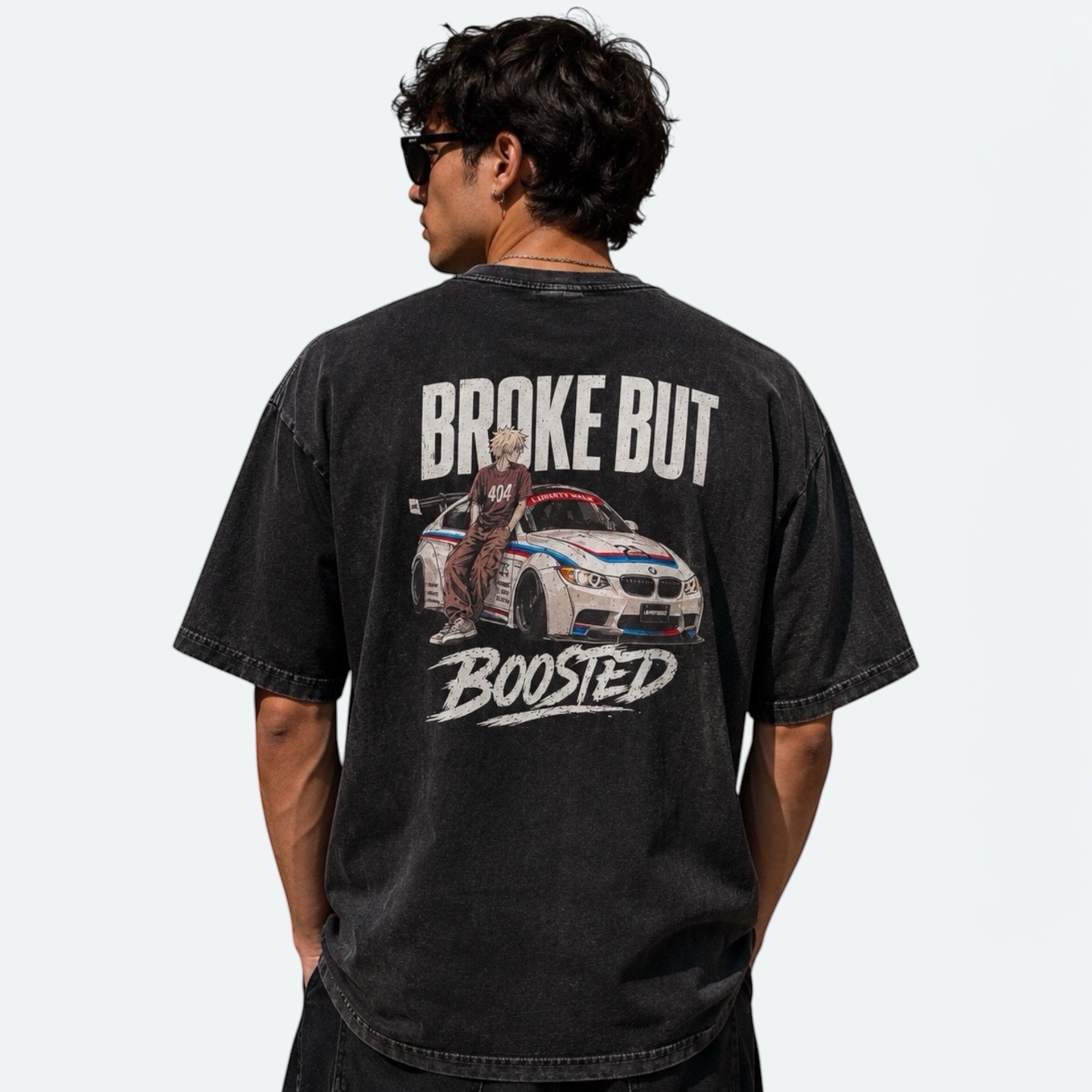 "Broke but Boosted" - Boxy Shirt